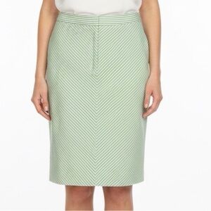 Brooks Brothers 346 Striped Pencil Skirt 100% Cotton 6